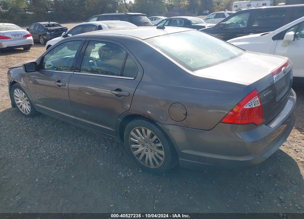 2011 FORD FUSION HYBRID VIN: 3FADP0L36BR213742