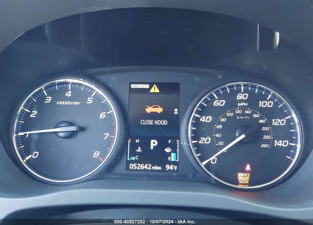 2020 MITSUBISHI OUTLANDER ES 2.4 /LE 2.4 /SE 2.4 /SEL 2.4 /SP 2.4 VIN: JA4AZ3A38LZ047064
