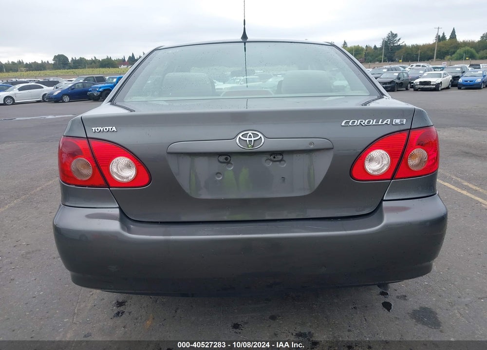 2006 TOYOTA COROLLA LE VIN: 2T1BR32E66C686360