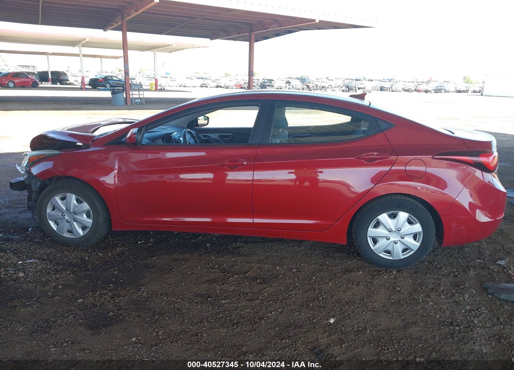 2016 HYUNDAI ELANTRA SE VIN: KMHDH4AE2GU620763