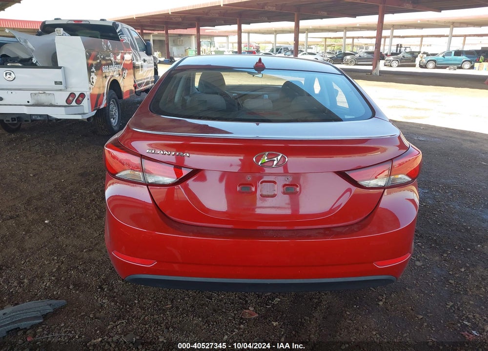 2016 HYUNDAI ELANTRA SE VIN: KMHDH4AE2GU620763