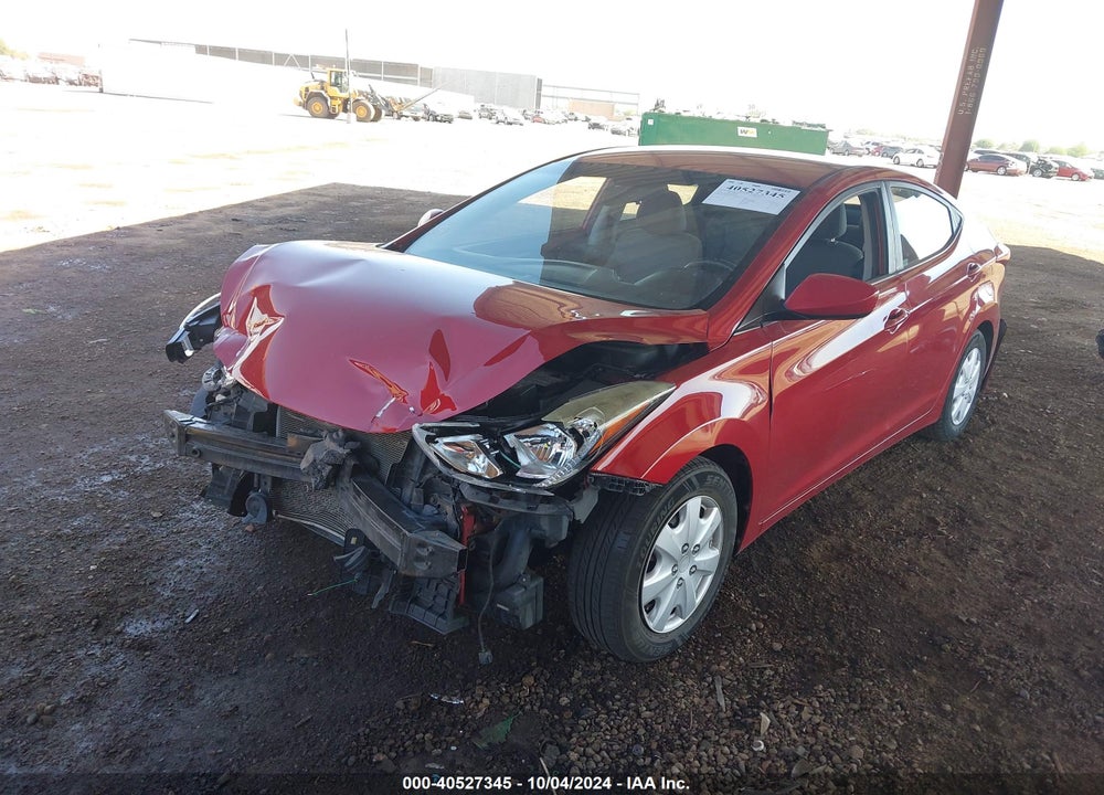 2016 HYUNDAI ELANTRA SE VIN: KMHDH4AE2GU620763
