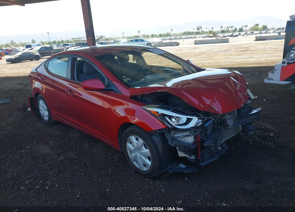 2016 HYUNDAI ELANTRA SE VIN: KMHDH4AE2GU620763