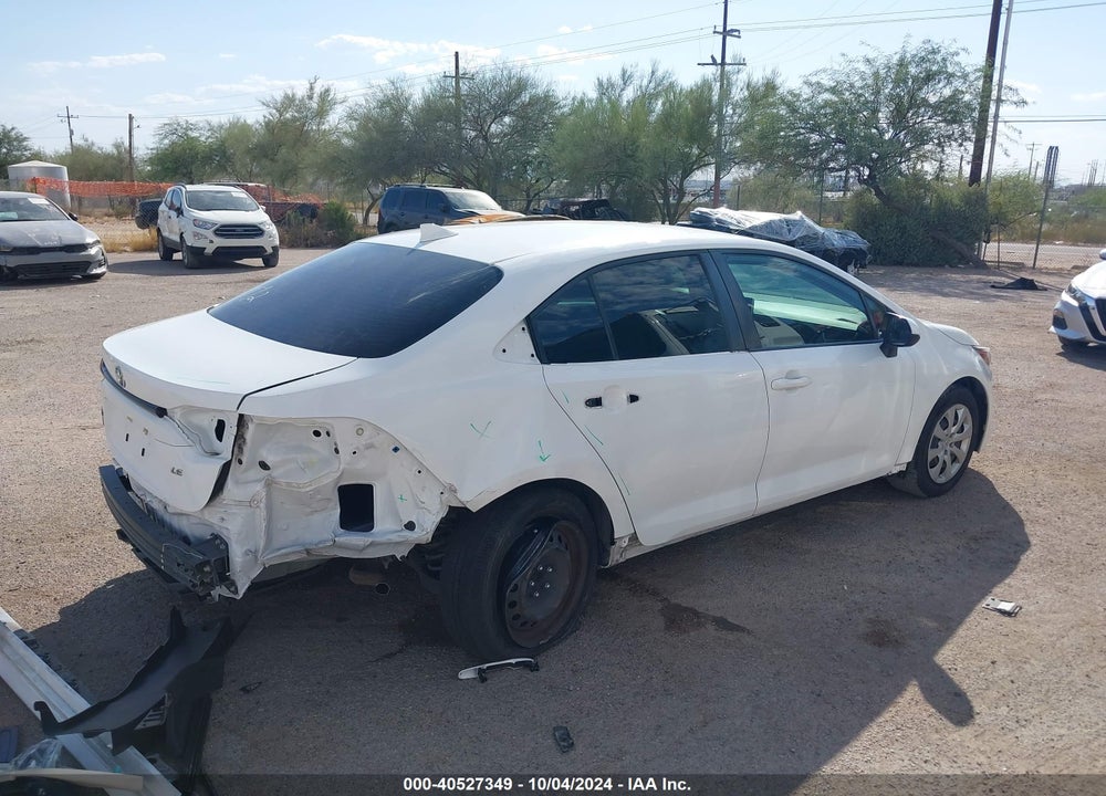 2020 TOYOTA COROLLA LE VIN: JTDEPRAE8LJ042642