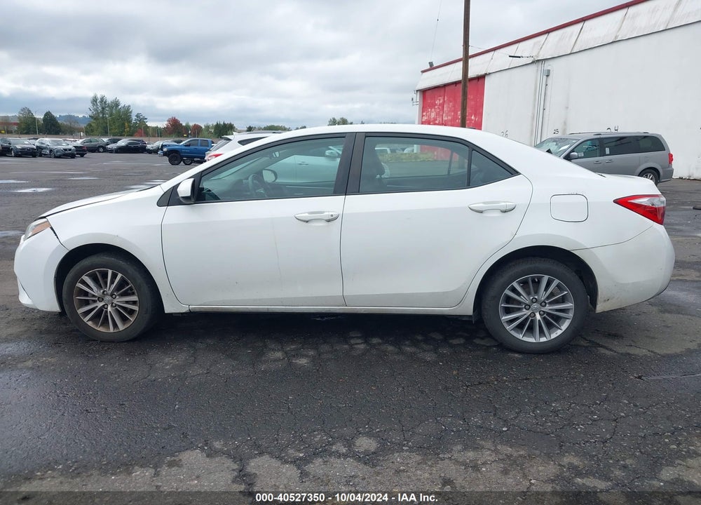 2014 TOYOTA COROLLA LE PREMIUM VIN: 5YFBURHE4EP101931