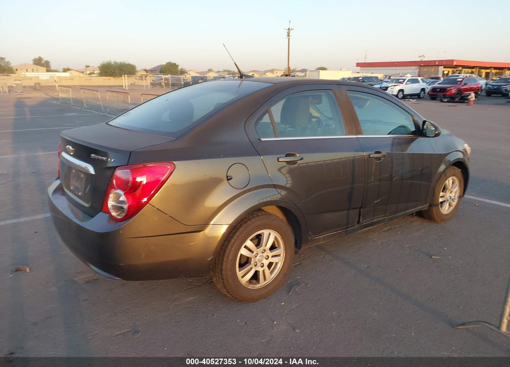 2014 CHEVROLET SONIC LT AUTO VIN: 1G1JC5SH0E4187437