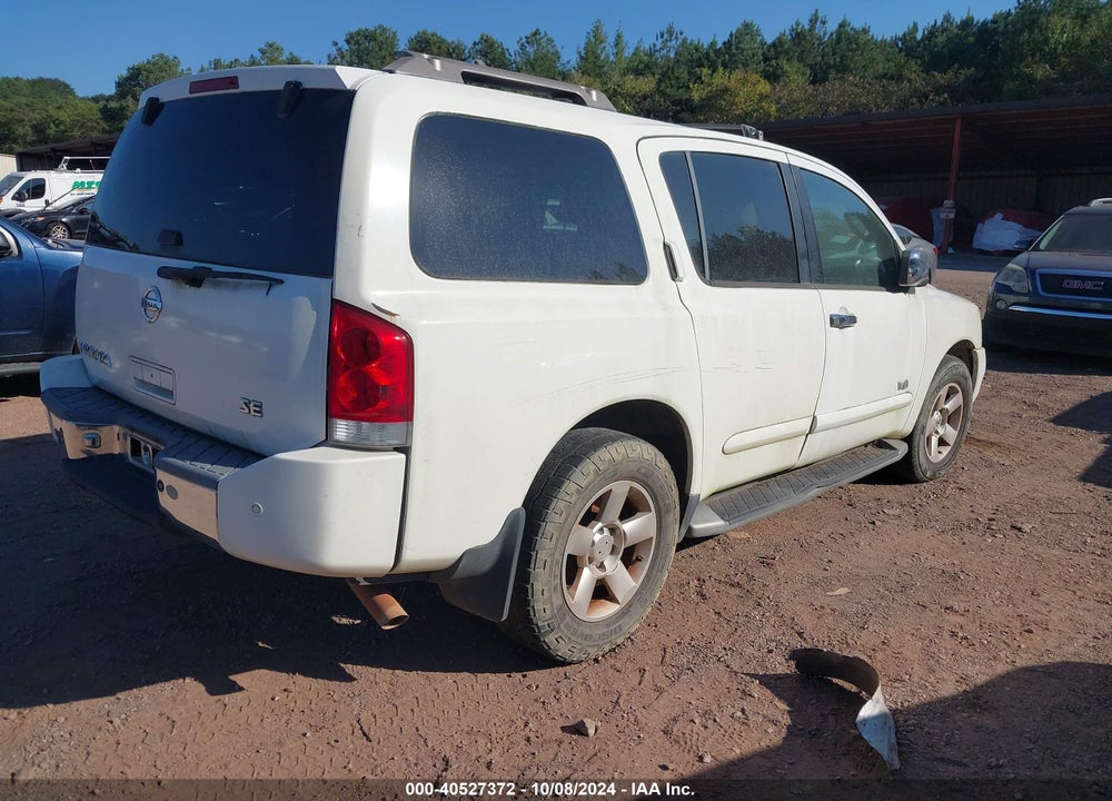 2005 NISSAN ARMADA SE VIN: 5N1AA08B65N731562