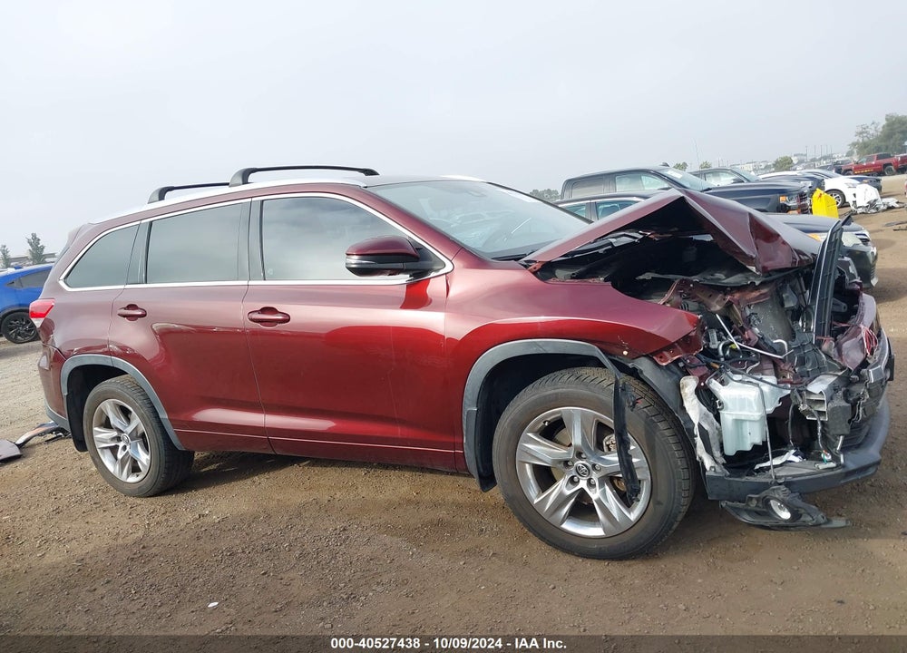 2019 TOYOTA HIGHLANDER LIMITED VIN: 5TDYZRFH7KS329837