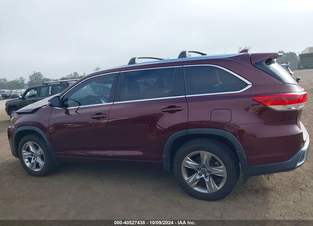 2019 TOYOTA HIGHLANDER LIMITED VIN: 5TDYZRFH7KS329837