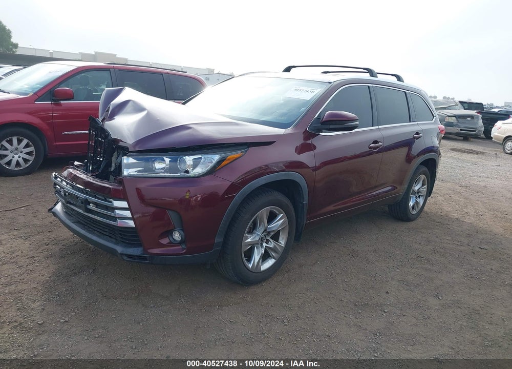 2019 TOYOTA HIGHLANDER LIMITED VIN: 5TDYZRFH7KS329837