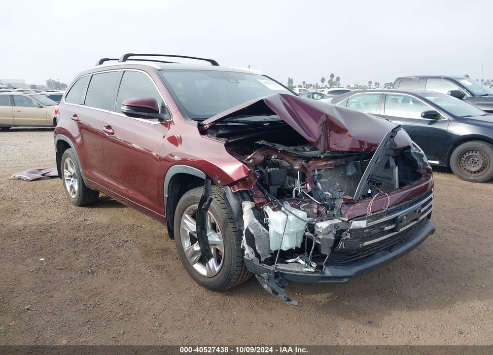 2019 TOYOTA HIGHLANDER LIMITED VIN: 5TDYZRFH7KS329837