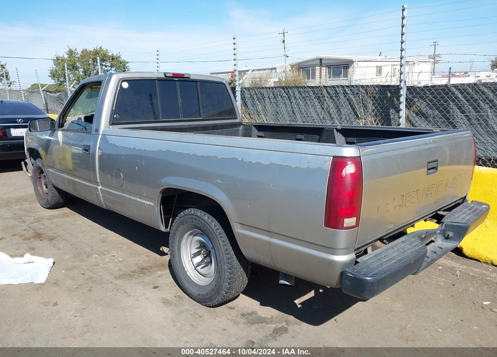 1998 CHEVROLET C1500 FLEETSIDE VIN: 1GCEC14M8WZ185810