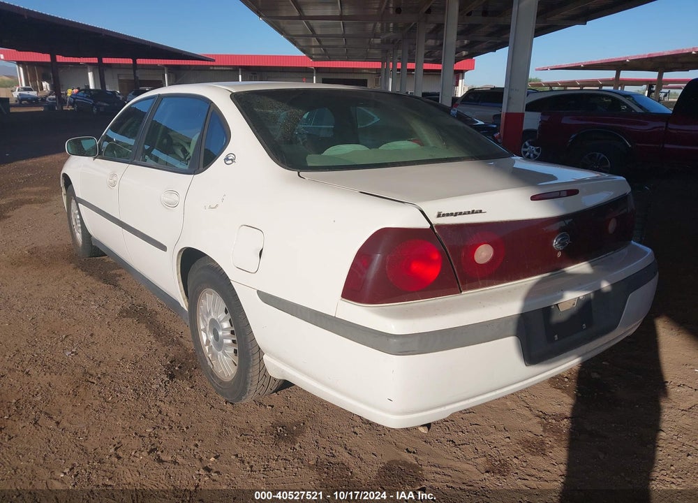 2001 CHEVROLET IMPALA VIN: 2G1WF52E919232157