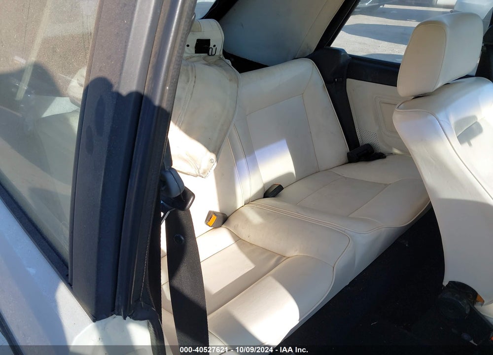 1989 VOLKSWAGEN CABRIOLET VIN: WVWCA0158KK007614