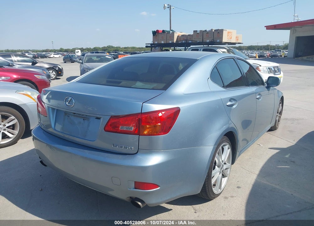 2006 LEXUS IS 350 VIN: JTHBE262362001217