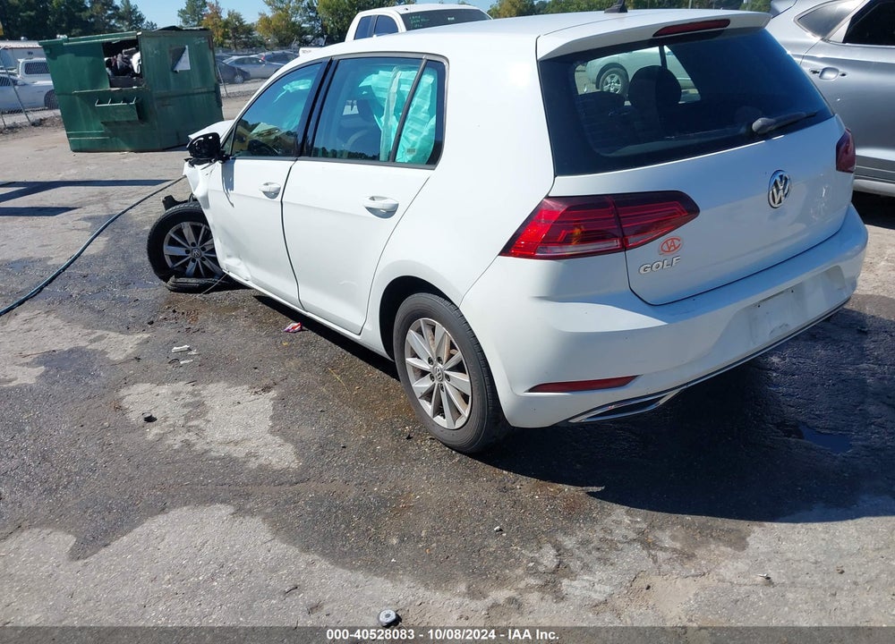 2019 VOLKSWAGEN GOLF 1.4T S/1.4T SE VIN: 3VWG57AU2KM018409