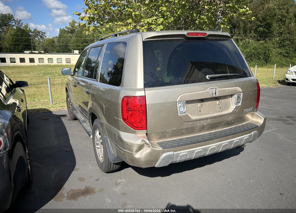 2005 HONDA PILOT VIN: 5FNYF18555B051249