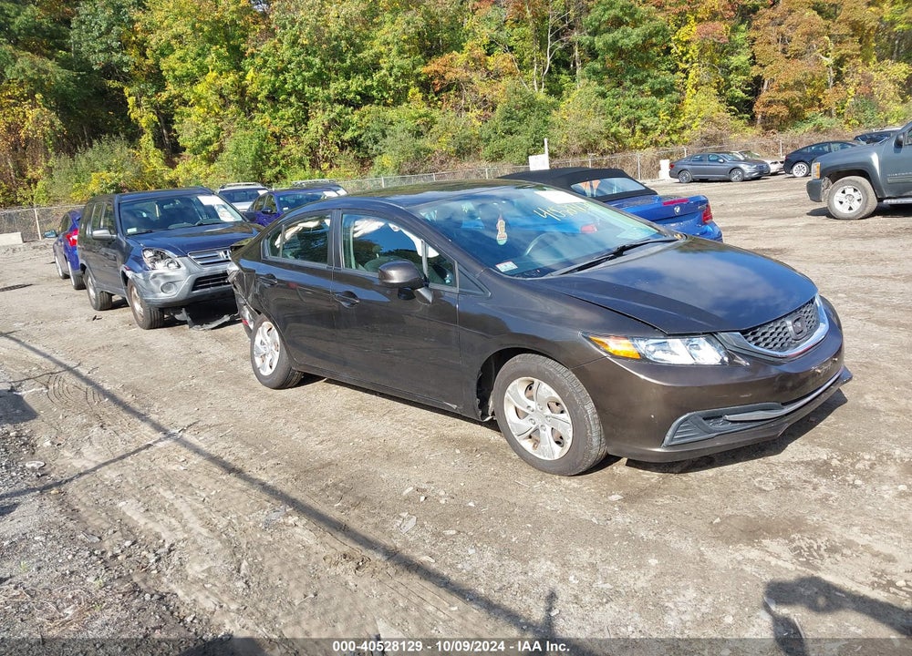 2013 HONDA CIVIC LX VIN: 2HGFB2F54DH582867