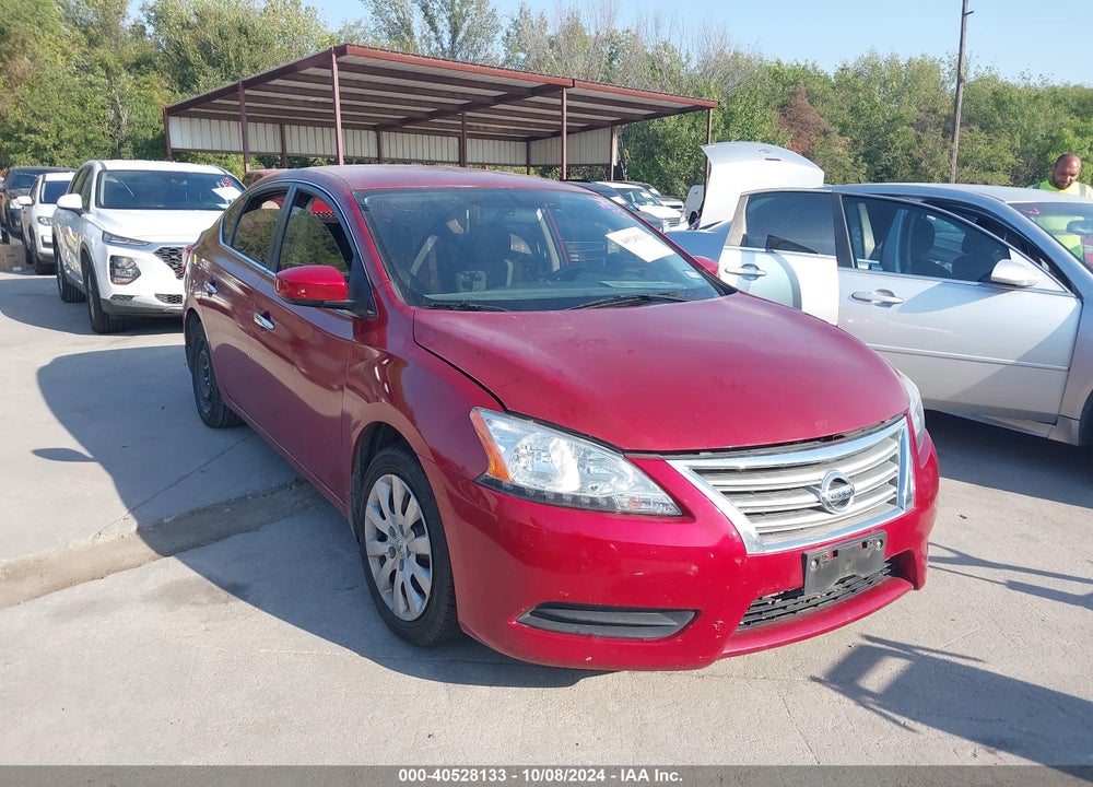 2014 NISSAN SENTRA SV VIN: 3N1AB7AP4EY309358