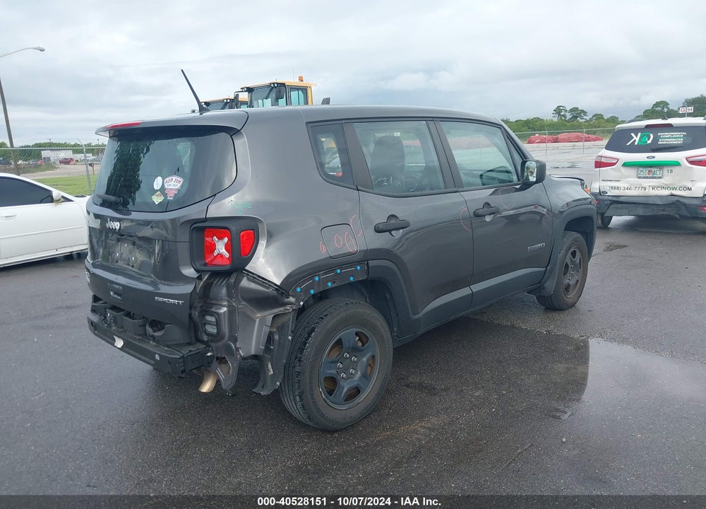 2019 JEEP RENEGADE SPORT 4X4 VIN: ZACNJBAB0KPJ82128