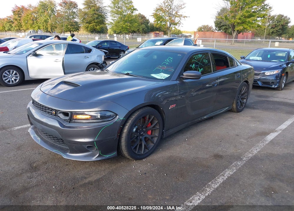 2019 DODGE CHARGER SCAT PACK RWD VIN: 2C3CDXGJ6KH518805