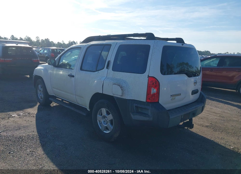 2007 NISSAN XTERRA S VIN: 5N1AN08U97C500577
