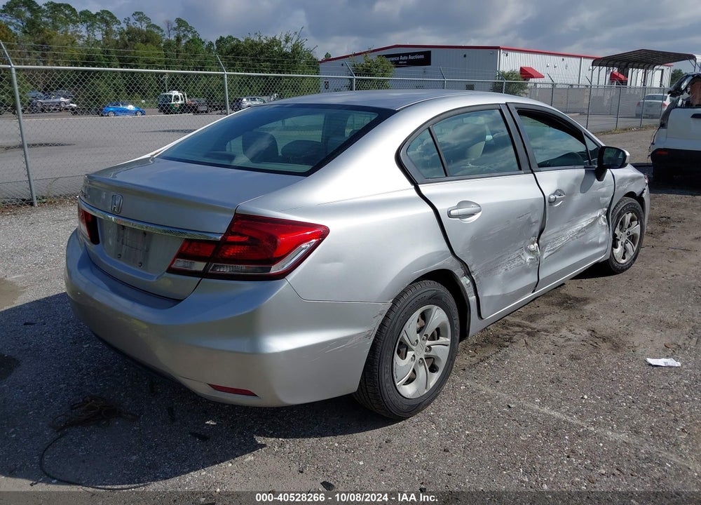 2014 HONDA CIVIC LX VIN: 19XFB2F51EE064873