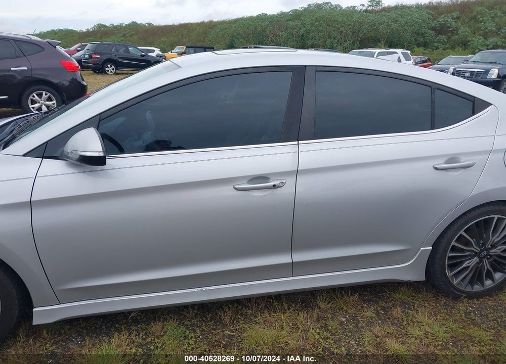 2018 HYUNDAI ELANTRA SPORT VIN: KMHD04LB7JU703428