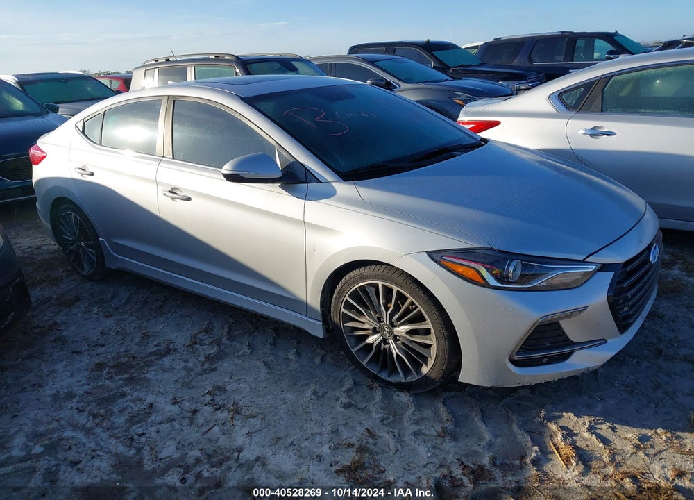 2018 HYUNDAI ELANTRA SPORT VIN: KMHD04LB7JU703428