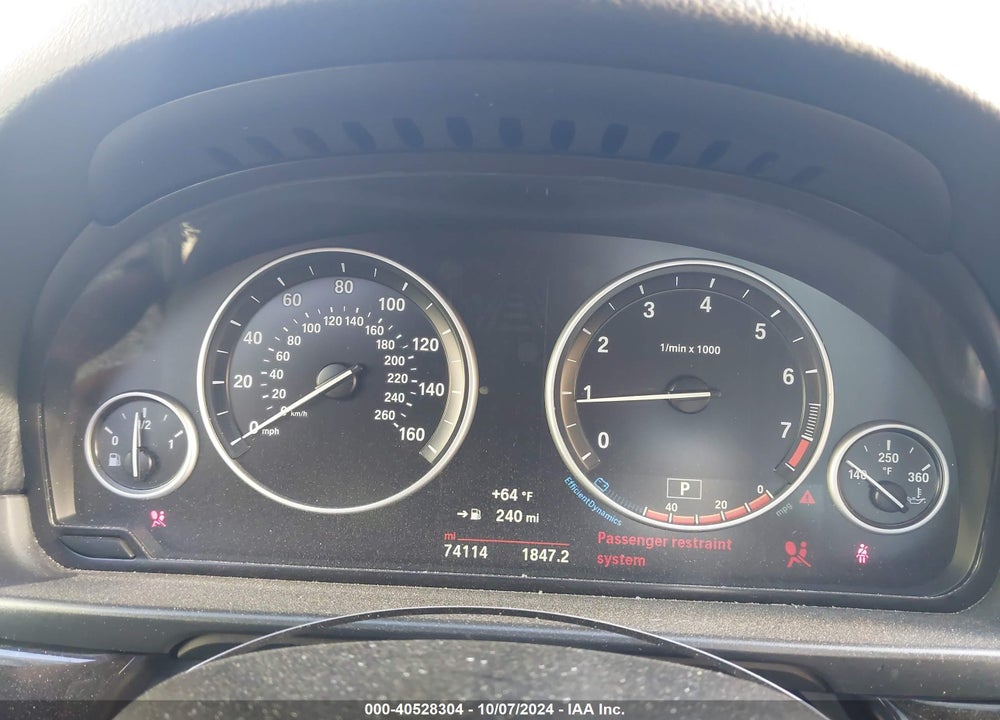 2016 BMW 528I VIN: WBA5A5C54GG348292