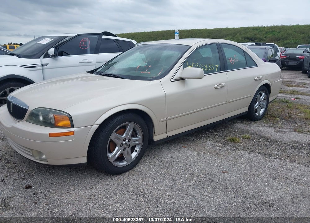 2002 LINCOLN LS V8 AUTO VIN: 1LNHM87A92Y696720