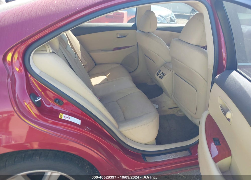 2009 LEXUS ES 350 VIN: JTHBJ46G692289726