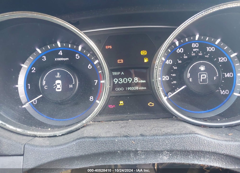 2012 HYUNDAI SONATA GLS VIN: 5NPEB4AC9CH356308