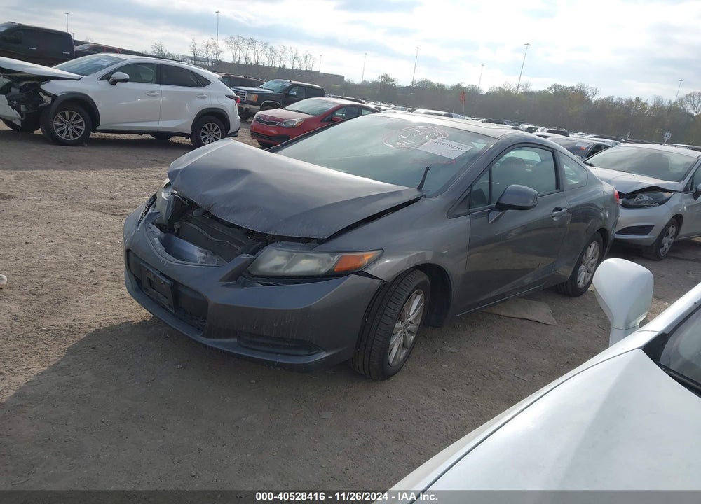 2012 HONDA CIVIC EX-L VIN: 2HGFG3B1XCH556234