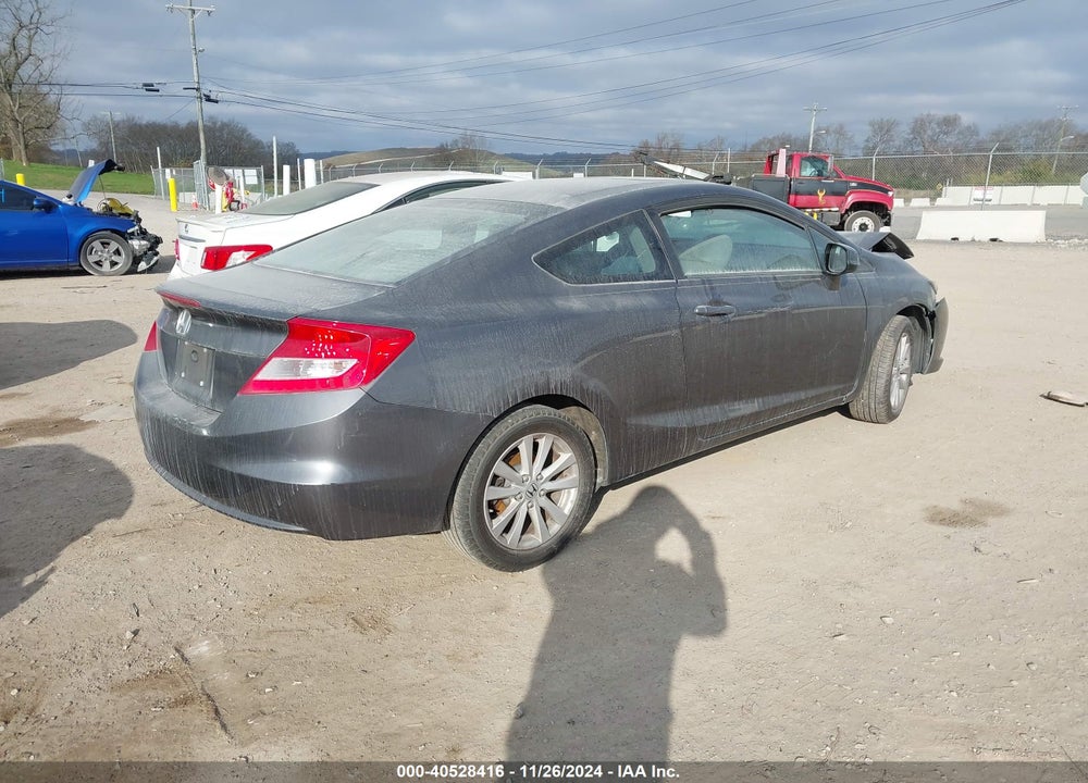 2012 HONDA CIVIC EX-L VIN: 2HGFG3B1XCH556234
