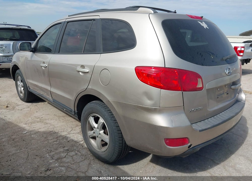 2007 HYUNDAI SANTA FE GLS VIN: 5NMSG73D97H061997