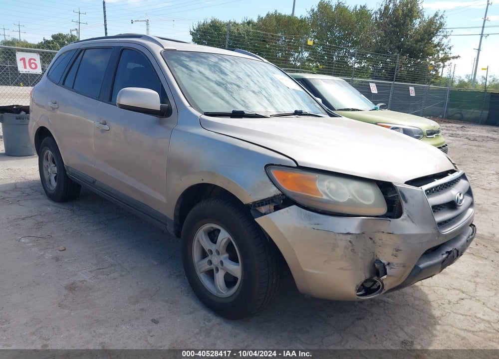 2007 HYUNDAI SANTA FE GLS VIN: 5NMSG73D97H061997