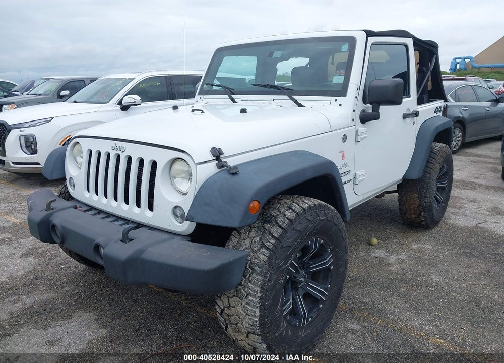 2014 JEEP WRANGLER SPORT VIN: 1C4AJWAG0EL222365