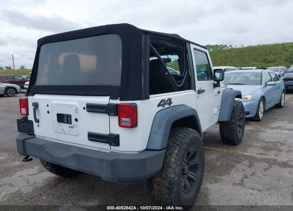 2014 JEEP WRANGLER SPORT VIN: 1C4AJWAG0EL222365