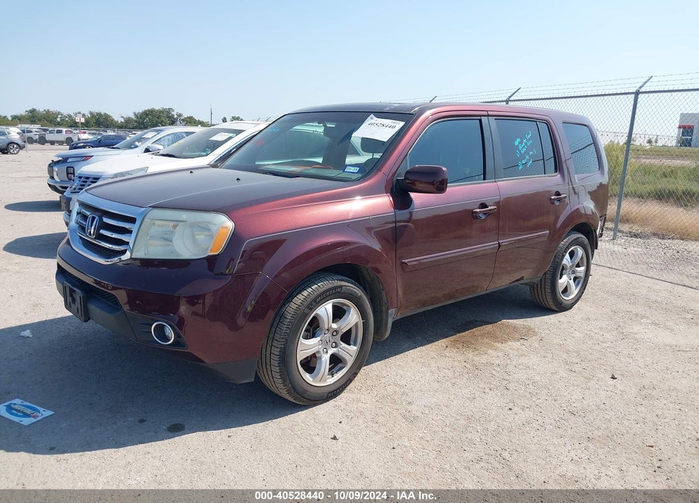 2013 HONDA PILOT EX-L VIN: 5FNYF3H53DB005333