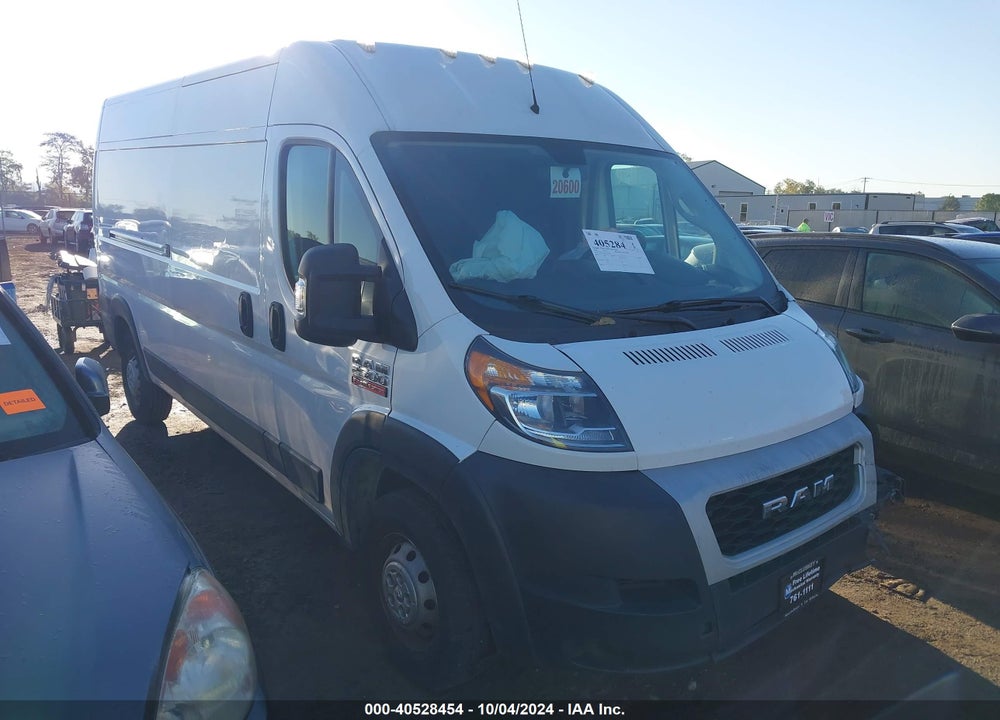 2020 RAM PROMASTER 2500 HIGH ROOF 159 WB VIN: 3C6TRVDG4LE111922