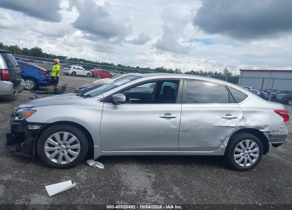 2019 NISSAN SENTRA S VIN: 3N1AB7AP6KY203456