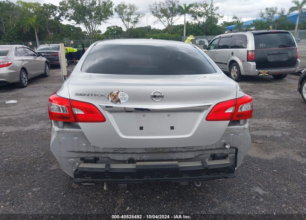 2019 NISSAN SENTRA S VIN: 3N1AB7AP6KY203456
