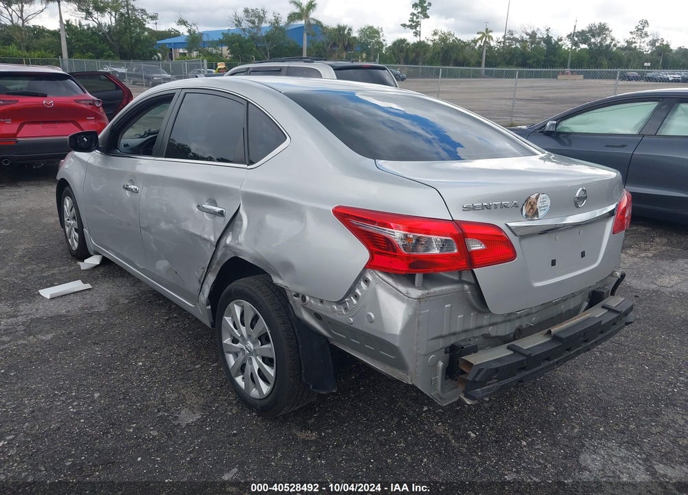2019 NISSAN SENTRA S VIN: 3N1AB7AP6KY203456