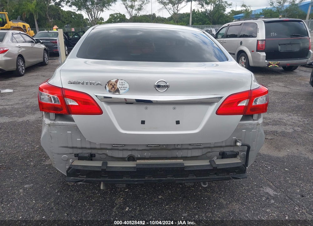 2019 NISSAN SENTRA S VIN: 3N1AB7AP6KY203456