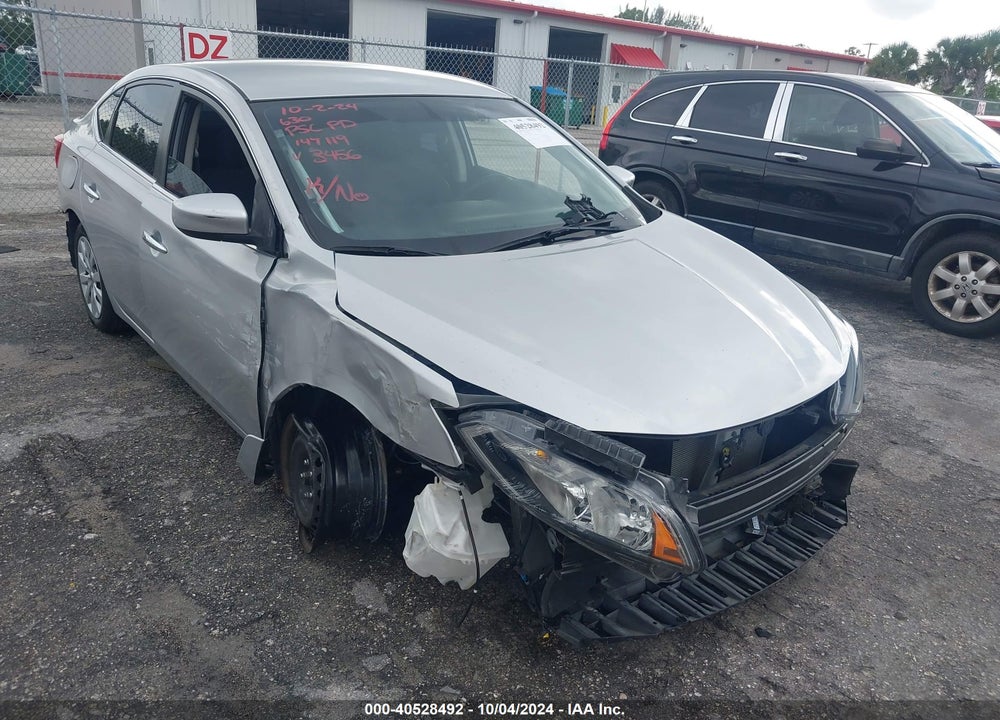2019 NISSAN SENTRA S VIN: 3N1AB7AP6KY203456