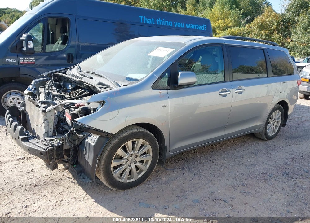 2017 TOYOTA SIENNA XLE 7 PASSENGER VIN: 5TDDZ3DC5HS166231