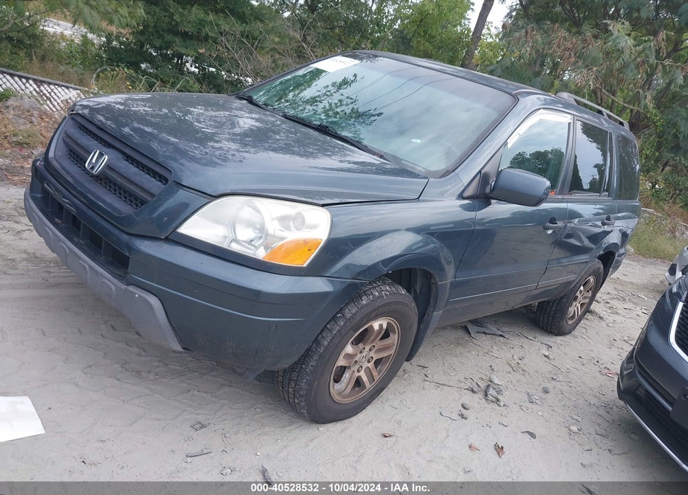 2004 HONDA PILOT EX-L VIN: 5FNYF18654B010773