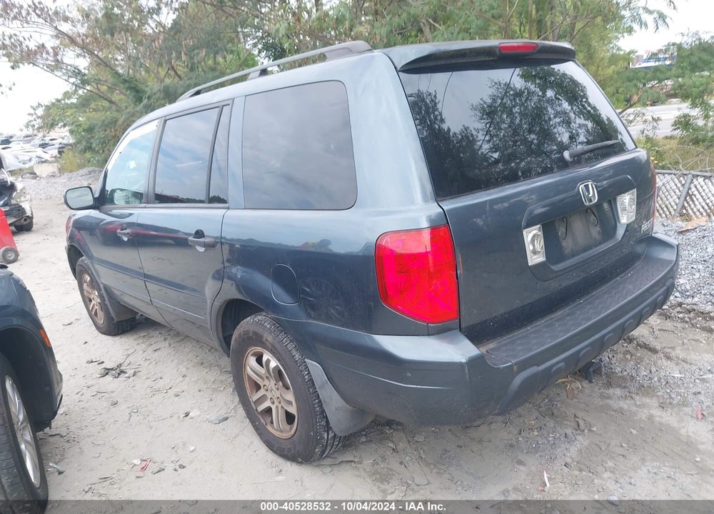 2004 HONDA PILOT EX-L VIN: 5FNYF18654B010773