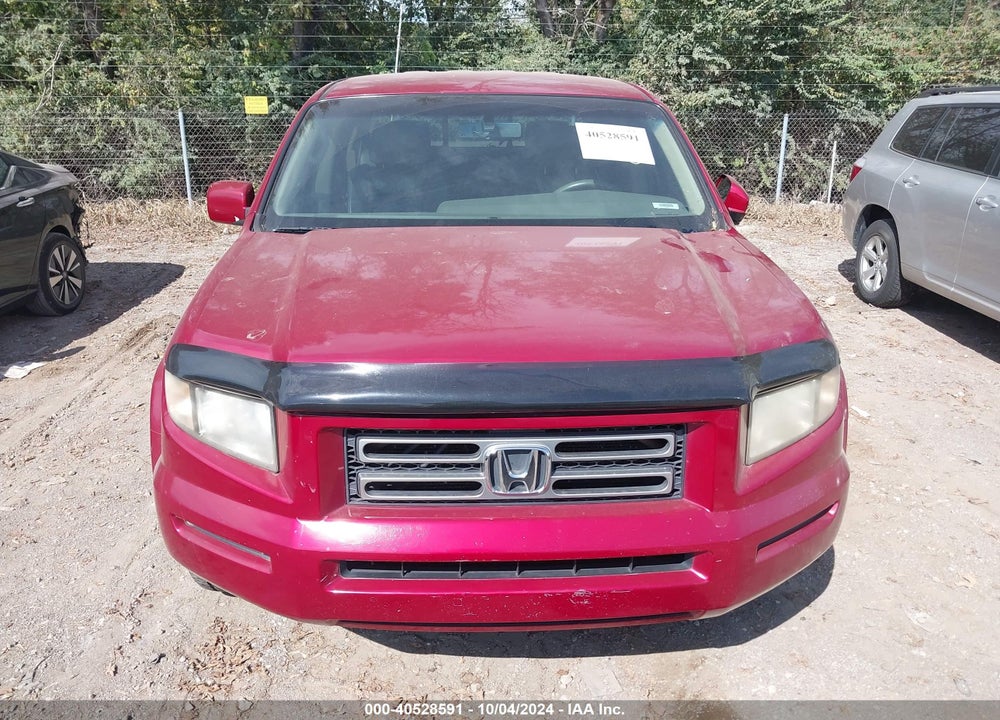 2006 HONDA RIDGELINE RTL VIN: 2HJYK16536H526225